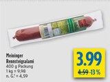 Aktuelles Meininger Rennsteigsalami Angebot bei diska in Dresden ab 3,99 €
