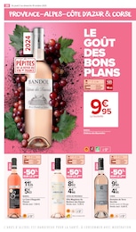 Prix et réduction Bandol dans le prospectus Carrefour Market en cours Offre Bandol dans le catalogue Carrefour Market du moment à la page 40
