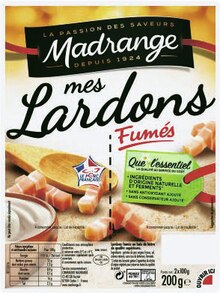 Mes lardons fumés - Géant Casino à Paris Mes lardons fumés en promo chez Géant Casino Paris à 1,22 €