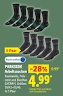 Arbeitssocken im Angebot bei Lidl in Ingolstadt Arbeitssocken Angebote von PARKSIDE bei Lidl Ingolstadt für 4,99 €