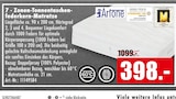 7 - Zonen-Tonnentaschenfederkern-Matratze Angebote von Artone bei Möbel Mahler Siebenlehn Freital für 398,00 €
