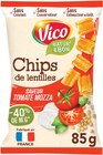 Chips de Lentilles Saveur Tomate Mozza Natur'&Bon - Vico à 3,14 € dans le catalogue Intermarché Super