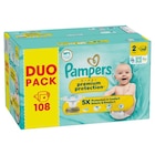Couches "Duo Pack" - PAMPERS - Carrefour Couches "Duo Pack" - PAMPERS à 18,00 € dans le catalogue Carrefour