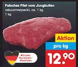 Falsches Filet vom Jungbullen Angebote bei Netto Marken-Discount Ahaus für 12,90 €