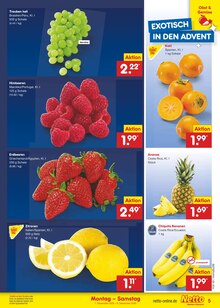 Bananen im Netto Marken-Discount Prospekt "Aktuelle Angebote" mit 59 Seiten (Remscheid)