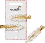 Haarklemmen mit Perlen & Glitzer, weiß Angebote von ebelin bei dm-drogerie markt Offenbach für 2,95 €