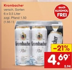 Bier im Angebot bei Netto Marken-Discount in Pulheim Bier Angebote von Krombacher bei Netto Marken-Discount Pulheim für 4,69 €