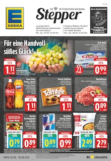 Aktueller EDEKA Prospekt "Aktuelle Angebote" Seite 1 von 24 Seiten für Voerde