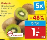 Kiwi grün bei Netto Marken-Discount im Waldbröl Prospekt für 0,39 €