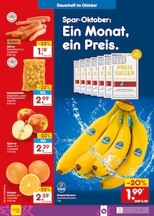 Bananen im Netto Marken-Discount Prospekt "Aktuelle Angebote" mit 69 Seiten (Wuppertal)