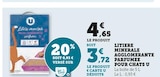 Litière Minérale Agglomerante Parfumée Pour Chats - U - Hyper U à Reims Litière Minérale Agglomerante Parfumée Pour Chats - U en promo chez Hyper U Reims à 3,72 €