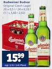 Aktuelle Budweiser Angebote bei Getränkewelt in Wuppertal Aktuelles Original Czech Lager Angebot bei Getränkewelt in Wuppertal ab 15,99 €