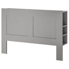 Aktuelle Bett Angebote bei IKEA in Göttingen Aktuelles Kopfteil mit Ablage grau 140 cm Angebot bei IKEA in Göttingen ab 100,00 €