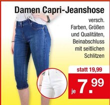 Zimmermann Bremen - Damen Capri-Jeanshose Damen Capri-Jeanshose Angebot bei Zimmermann Bremen im Prospekt "Mehr als Du denkst! "