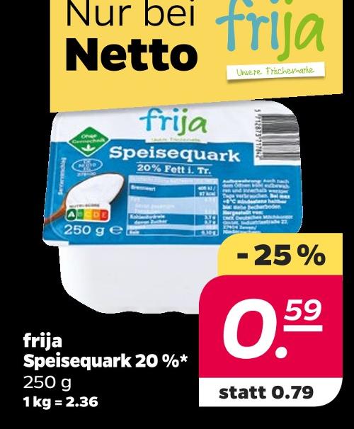 Speisequark 20 %