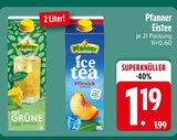 Eistee im Angebot bei EDEKA in Memmingen Eistee Angebote von Pfanner bei EDEKA Memmingen für 1,19 €