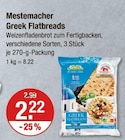 Weissbrot im V-Markt Prospekt Greek Flatbreads von Mestemacher im aktuellen V-Markt Prospekt für 2,22 €