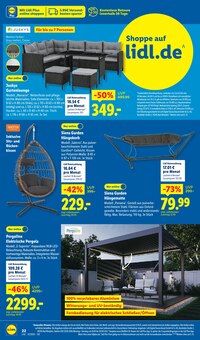 Hängematte im Lidl Prospekt "LIDL LOHNT SICH" mit 67 Seiten (München)