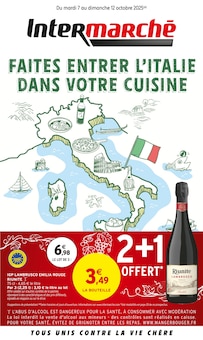 Prospectus Intermarché de la semaine "FAITES ENTRER L'ITALIE DANS VOTRE CUISINE" avec 1 pages, valide du 07/10/2025 au 12/10/2025 pour Rambervillers et alentours
