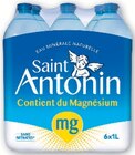 Eau minérale naturelle - SAINT ANTONIN - U Express à Avignon Eau minérale naturelle - SAINT ANTONIN en promo chez U Express Avignon à 0,87 €