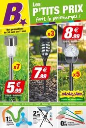 Jouets Angebote im Prospekt "Les P'TITS PRIX font le printemps !" von Bazarland Jouets Angebote im Prospekt "Les P'TITS PRIX font le printemps !" von Bazarland auf Seite 1