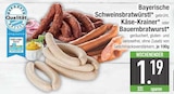 Bayerische Schweinsbratwürstl im EDEKA Prospekt Bayerische Schweinsbratwürstl von im aktuellen EDEKA Prospekt für 1,19 €