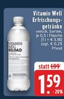 Erfrischungsgetränke im Angebot bei E center in Leverkusen Erfrischungsgetränke Angebote von Vitamin Well bei E center Leverkusen für 1,59 €