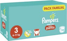 Changes bébé baby dry pants - Géant Casino à Lorient Changes bébé baby dry pants en promo chez Géant Casino Lorient à 19,47 €