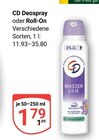 Deospray Angebote von CD bei GLOBUS Homburg für 1,79 €