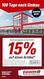 Aktueller toom Baumarkt Baumarkt Prospekt in Reutlingen und Umgebung, "Respekt, wer's selber macht." mit 16 Seiten, 28.06.2025 - 04.07.2025