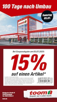 toom Baumarkt Prospekt Respekt, wer's selber macht. mit  Seiten in Reutlingen und Umgebung