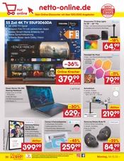Laptop Angebot im Netto Marken-Discount Prospekt, gültig von 04.12.2023 bis 09.12.2023 Laptop Angebot im aktuellen Netto Marken-Discount Prospekt auf Seite 34