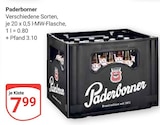 Verschiedene Sorten Angebote von Paderborner bei GLOBUS Bochum für 7,99 €