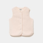 Gilet effet polaire sans manches ivoire fille en promo chez La Halle Gilet effet polaire sans manches ivoire fille dans le catalogue La Halle