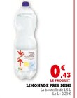 Limonade - Prix Mini dans le catalogue Super U