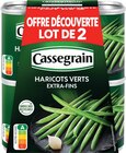 Haricots verts extra-fins cueillis et rangés main - CASSEGRAIN - Intermarché Super Haricots verts extra-fins cueillis et rangés main - CASSEGRAIN à 1,63 € dans le catalogue Intermarché Super