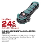 Bloc multiprise étanche 4 prises 3g1.5 4m à 24,50 € dans le catalogue Gedimat