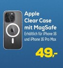 Clear Case mit MagSafe im Angebot bei EURONICS in Fürth Clear Case mit MagSafe Angebote von Apple bei EURONICS Fürth für 49,00 €