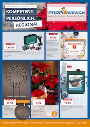 PROFI Wesch Prospekt: "KOMPETENT. PERSÖNLICH. REGIONAL.", 8 Seiten, 15.11.2025 - 22.11.2025