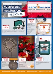 Aktueller PROFI Wesch Baumärkte Prospekt in Worbis und Umgebung, "KOMPETENT. PERSÖNLICH. REGIONAL." mit 8 Seiten, 15.11.2025 - 22.11.2025