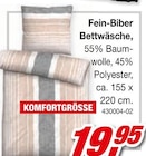 Fein-Biber Bettwäsche bei Möbel AS im Kuppenheim Prospekt für 19,95 €