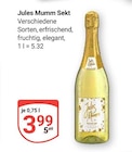 Aktuelle Mumm Angebote bei GLOBUS in Leipzig Aktuelles Jules Mumm Angebot bei GLOBUS in Leipzig ab 3,99 €