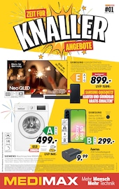 Aktueller MEDIMAX Prospekt mit Computer, "ZEIT FÜR KNALLER ANGEBOTE", Seite 1