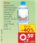 Mineralwasser Angebote von Vitrex bei Netto Marken-Discount Delmenhorst für 0,59 €
