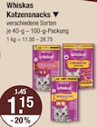 Katzensnacks von Whiskas im aktuellen V-Markt Prospekt für 1,15 €