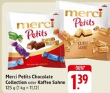 Merci Petits Chocolate Collection oder Kaffee Sahne bei E center im Calw Prospekt für 1,39 €