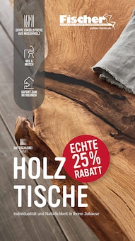 Aktueller Polstermöbel Fischer Prospekt (Steinach, Straubing-Bogen) Polstermöbel Fischer Prospekt "Holztische" mit Seiten (Steinach, Straubing-Bogen)