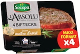 Viande bovine : 4 biftecks marinés Maître d'Hôtel - Socopa dans le catalogue Intermarché Super
