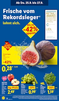 Weintrauben im Lidl Prospekt "LIDL LOHNT SICH" mit 68 Seiten (Leipzig)