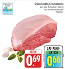 Schweinesaft-/Krustenbraten bei EDEKA im Prospekt "" für 0,66 €